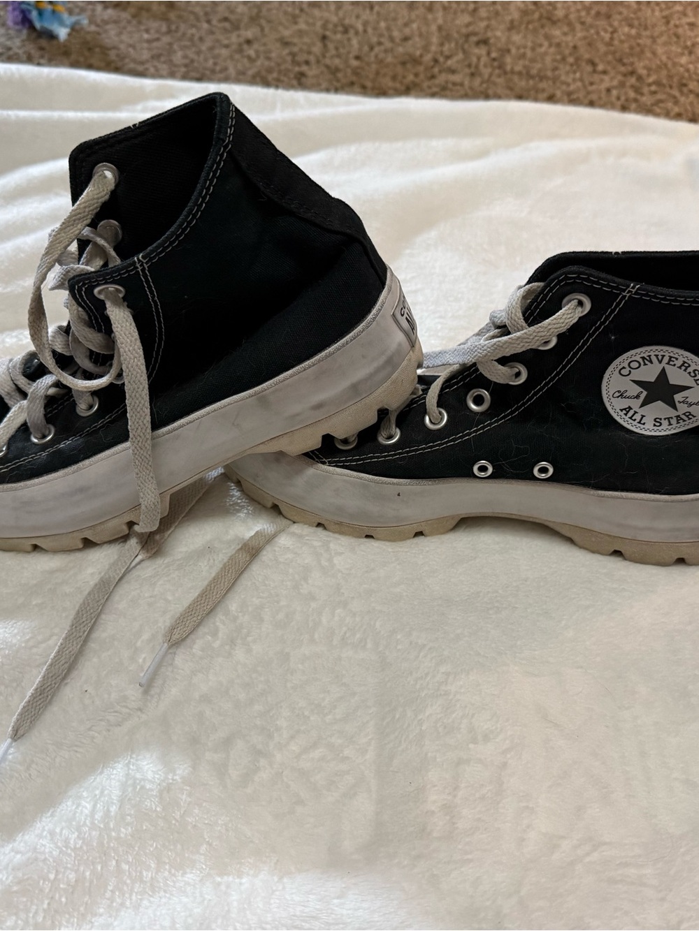 Converse Women’s Chuck Taylor All Star High Top Sneakers in Black